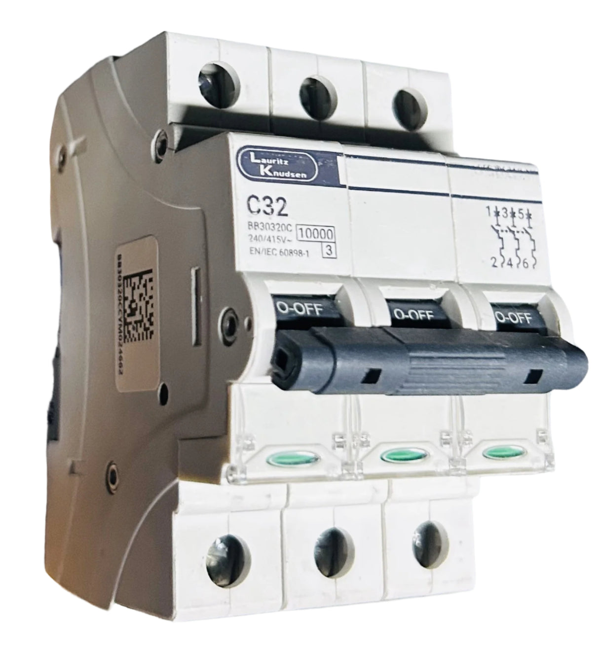 Lauritz Knudsen Exora 240V - 415V AC 10kA - 15kA C Curve MCB