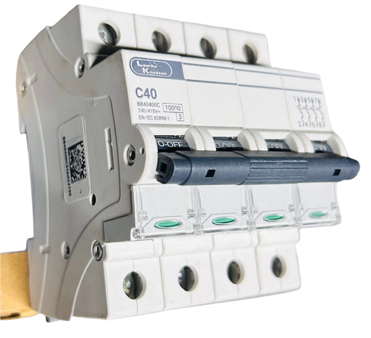Lauritz Knudsen Exora 240V - 415V AC 10kA - 15kA C Curve MCB