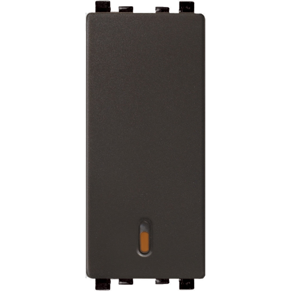 Schneider Electric ZENcelo 6A 1-Way 1M Switch with Indicator (Dark Grey)