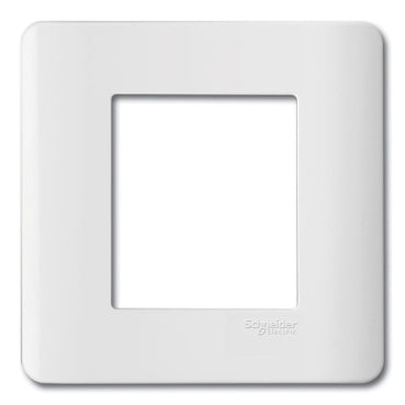 Schneider Zencelo 1 M Grid & 2 M Cover Plate White
