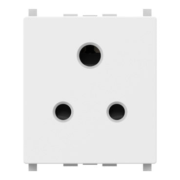 Schneider Zencelo 6A 2/3 Pin Socket IN8426UNS White