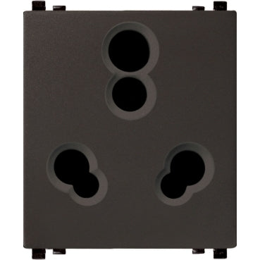 Schneider Zencelo 16A 3 Pin Socket IN8426/16(BZ) Bronze