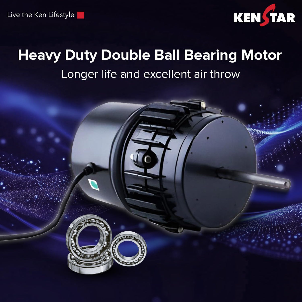 Kenstar Pulse HC 20 Litre Portable Personal Air Cooler | White & Purple