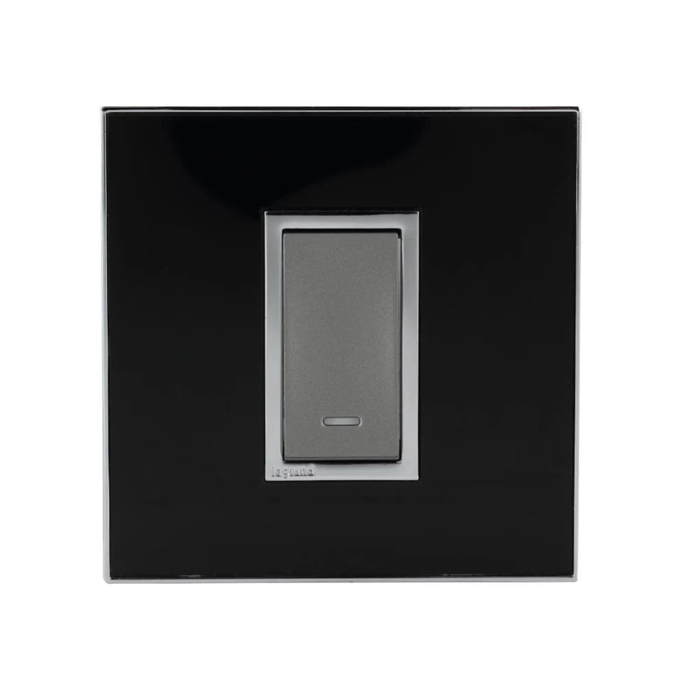 Legrand Arteor 20A 1 Way Switch with Indicator 1M 573663 (Magnesium)