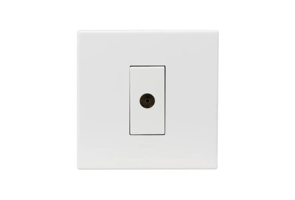 Legrand Arteor TV Socket Co-Axial 1M White 573425