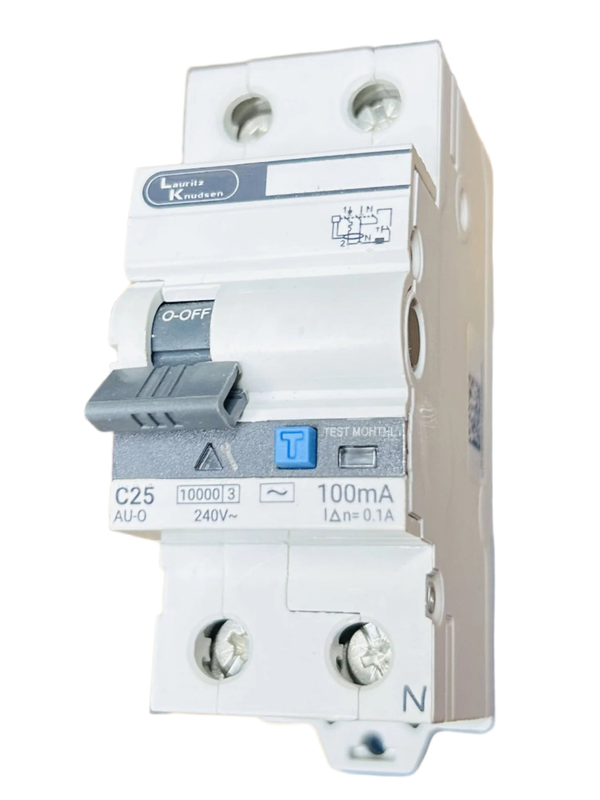 Lauritz Knudsen AU RCBO 63A DP 240V AC 10kA 300mA C Curve