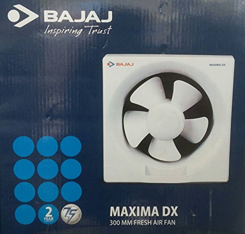 Bajaj Maxima DX 300mm Exhaust Fan (White)