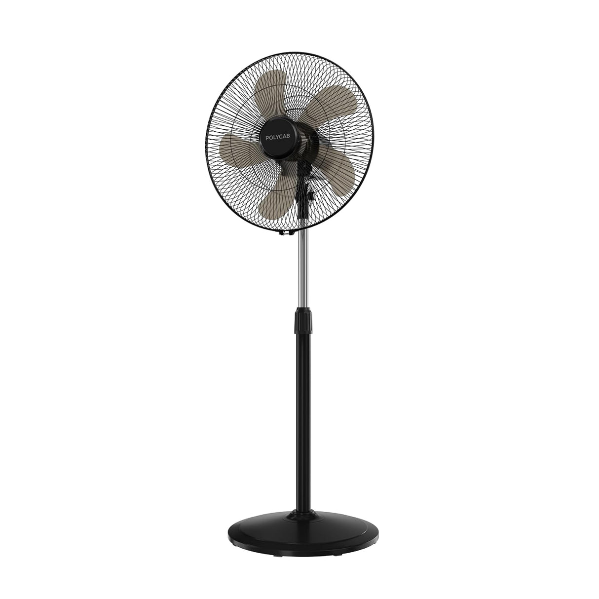 Polycab Optima Mini 400mm Oscillating Pedestal Fan 【Black】