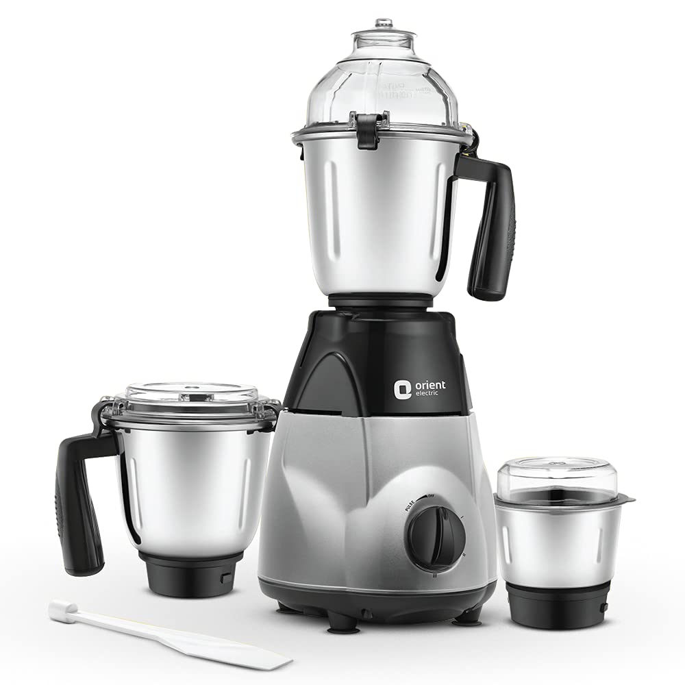 Orient Electric Chef Special 1200-Watts 3 Jar Mixer Grinder (Black & Silver)