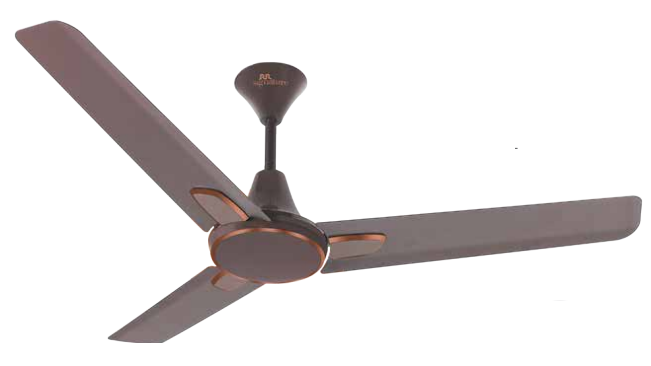 RR Signature Ovalo 1200mm Decorative Ceilign Fan (Chocolate Brown)