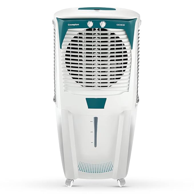 Crompton Ozone 88 Litre Desert Air Cooler (White & Teal)