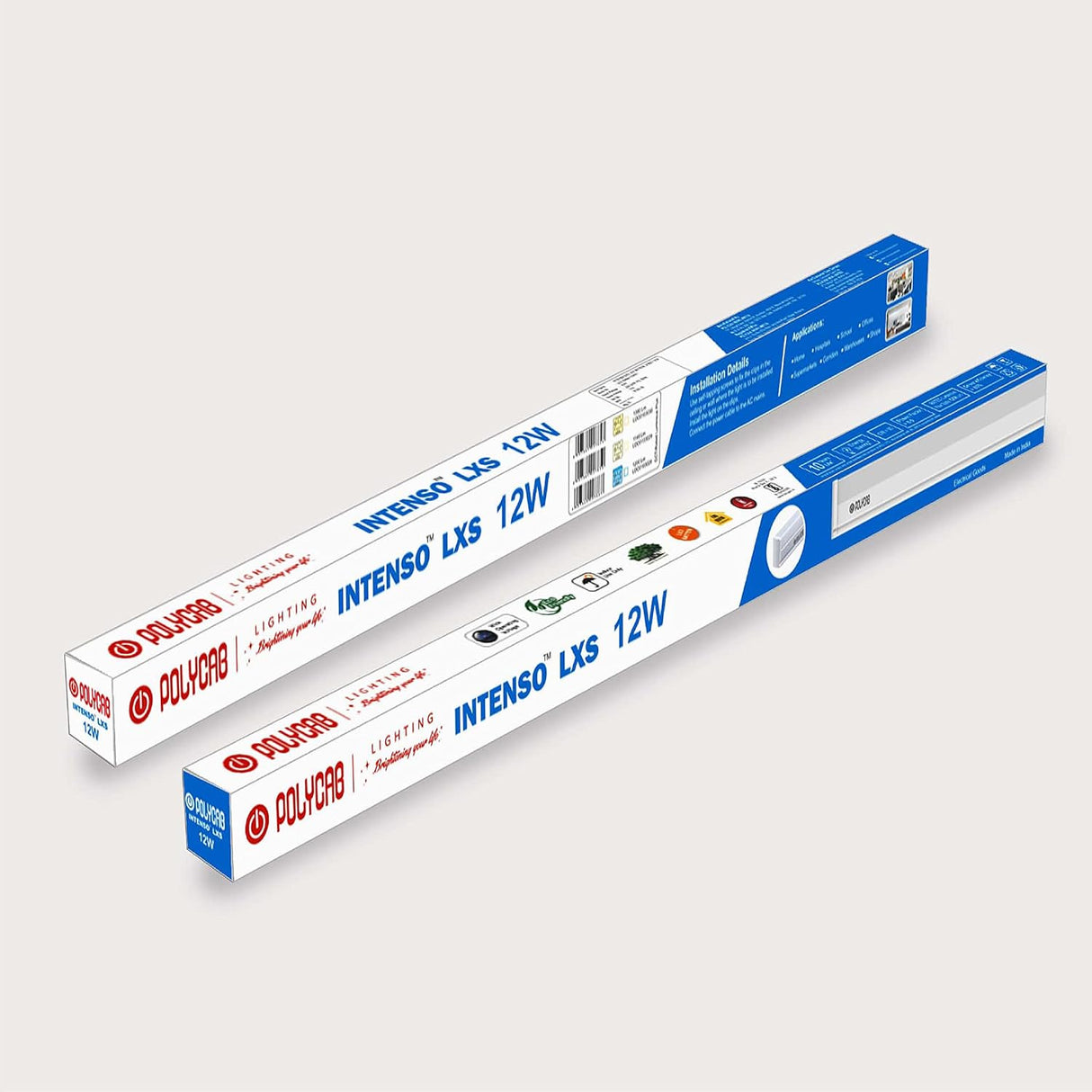 Polycab Intenso 12W LXS LED Batten (Cool Day Light)