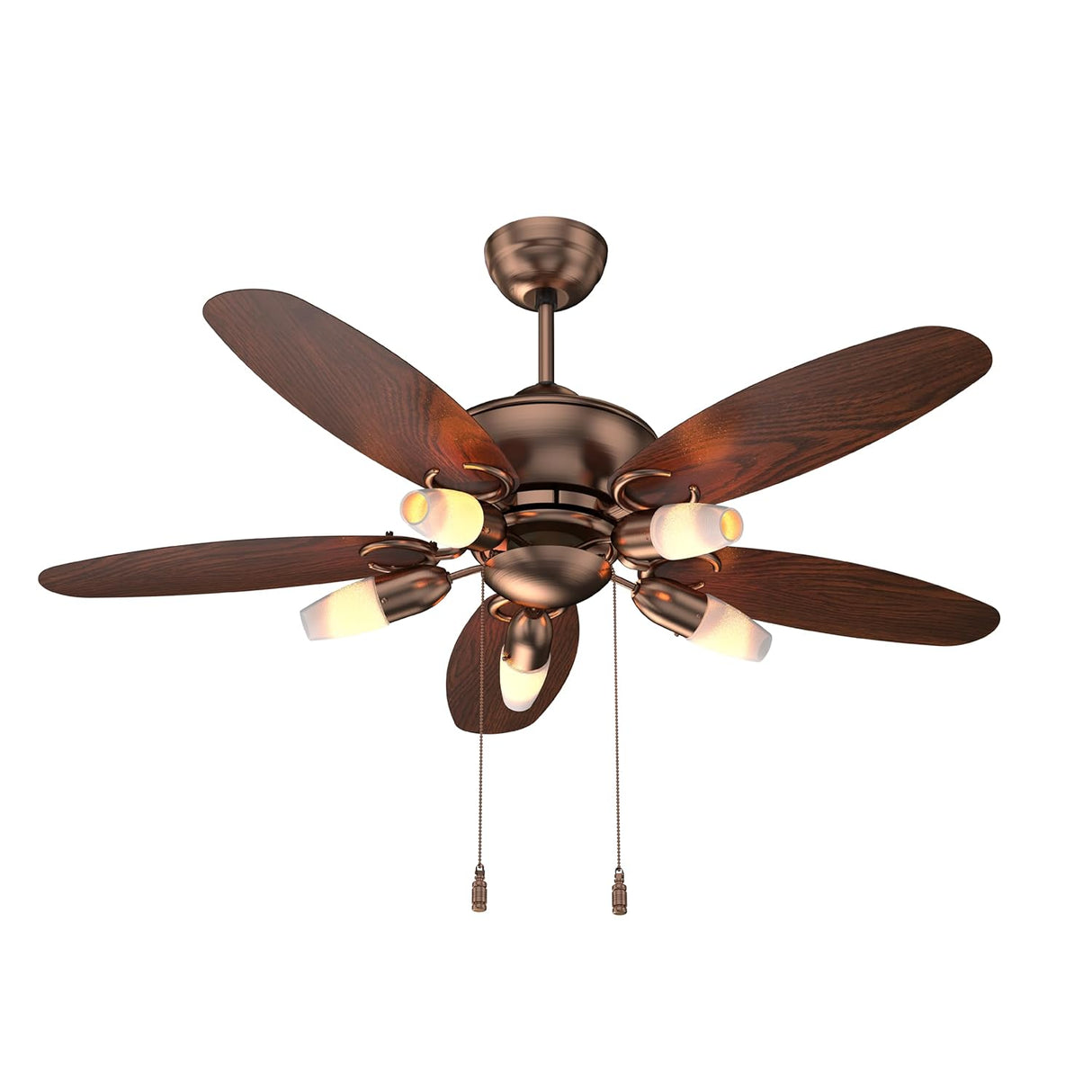 Polycab Superia SP02 BLDC 1200mm Underlight Ceiling fan (Antique Copper Rosewood)