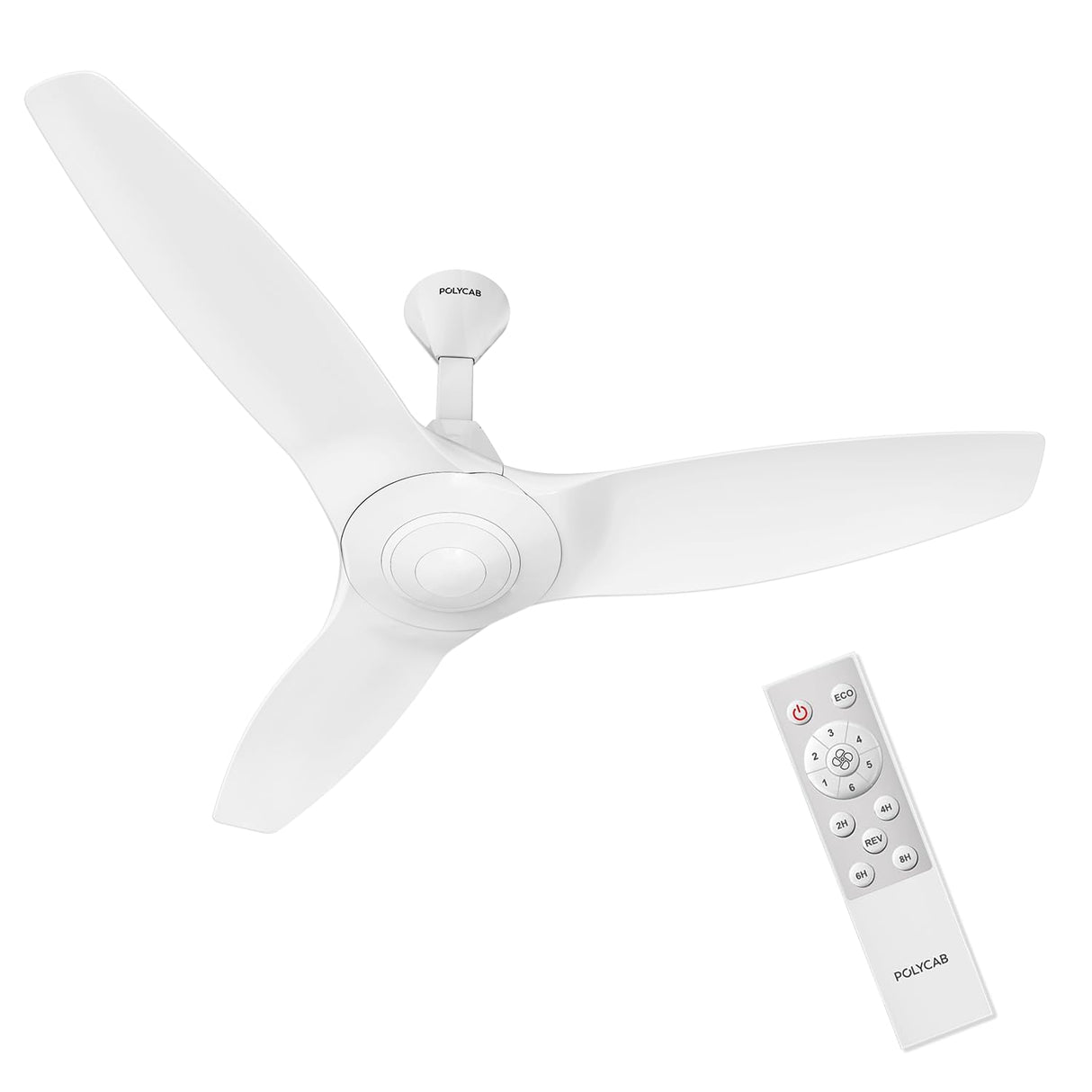 Polycab Silencio Cruiser 1200mm BLDC Premium Silent Ceiling Fan (White)