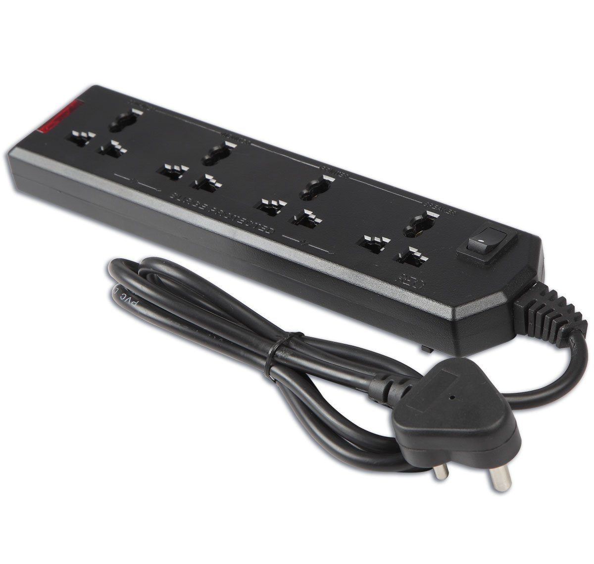 Havells Reo Blackleo 4 Way Surge & Spike Guard (Black)