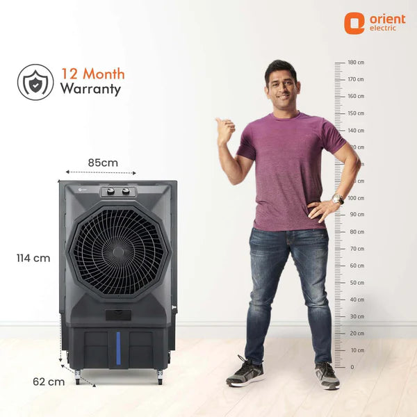 Orient Electric Stark 110 L Heavy Duty Commercial Air Cooler | Grey