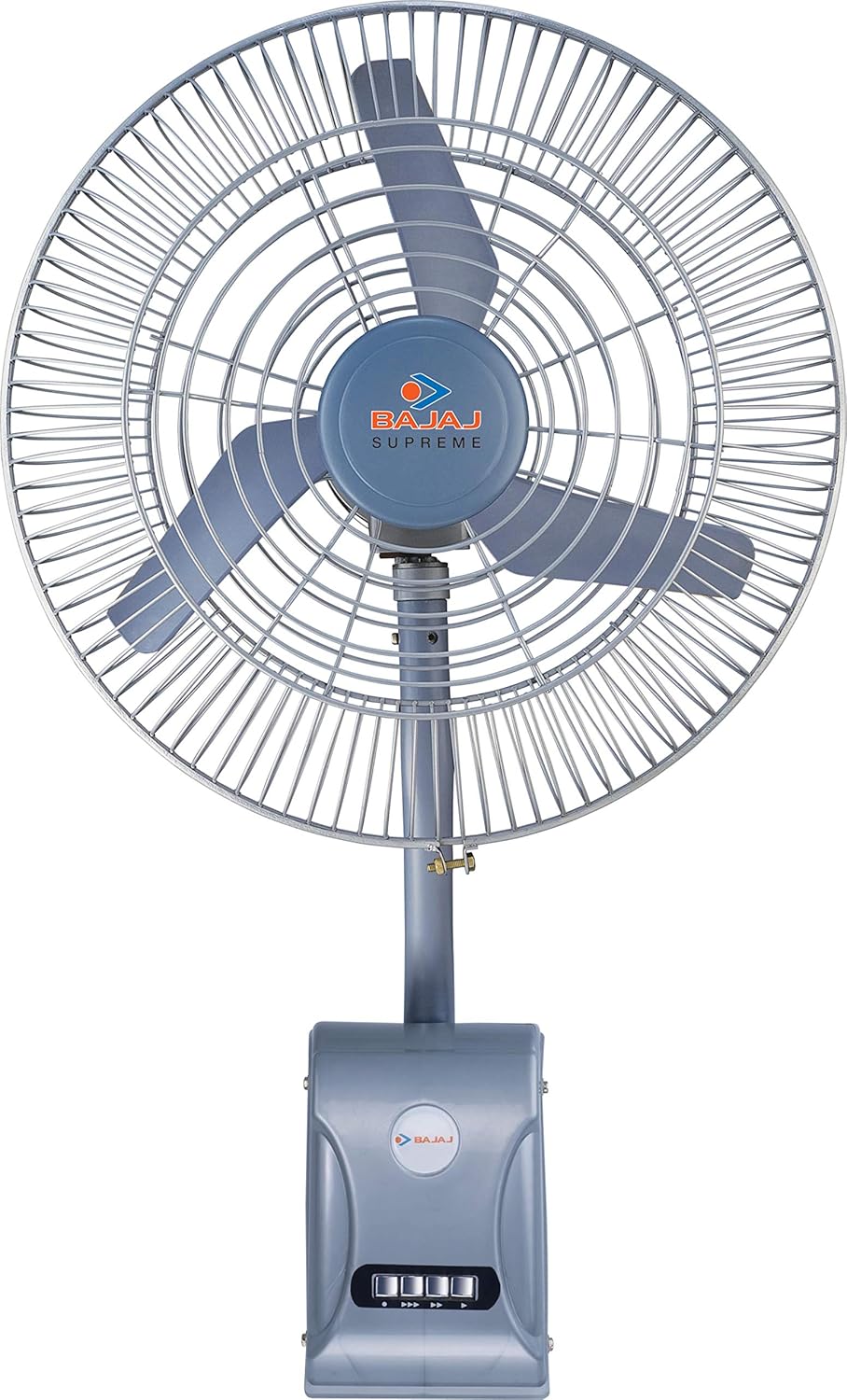 Bajaj Supreme MK II 450mm Air Circulator Wall Fan (Grey)