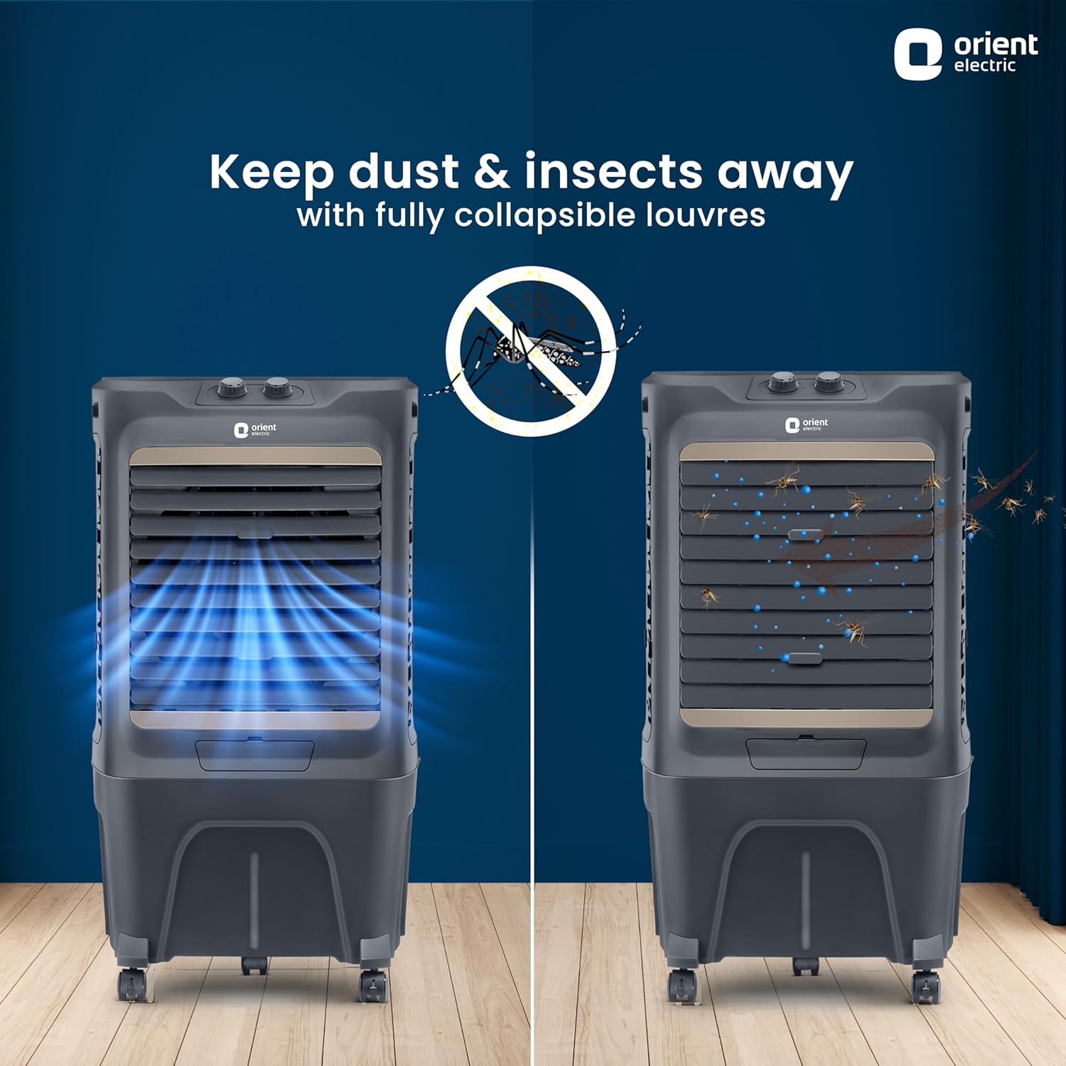Orient Electric Tornado 52 Litre Desert Air Cooler (Dark Grey)