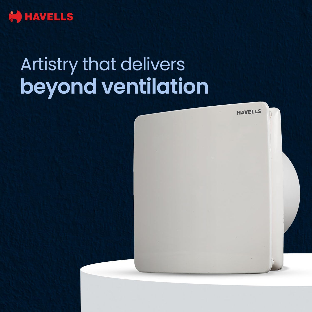Havells Ventilair ZX 150mm Exhaust Fan | Strong Air Suction, Rust Proof Body (White)