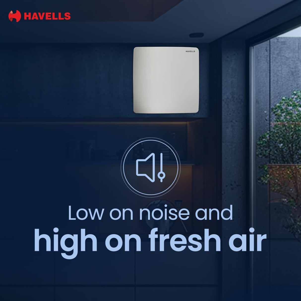 Havells Ventilair ZX 150mm Exhaust Fan | Strong Air Suction, Rust Proof Body (White)