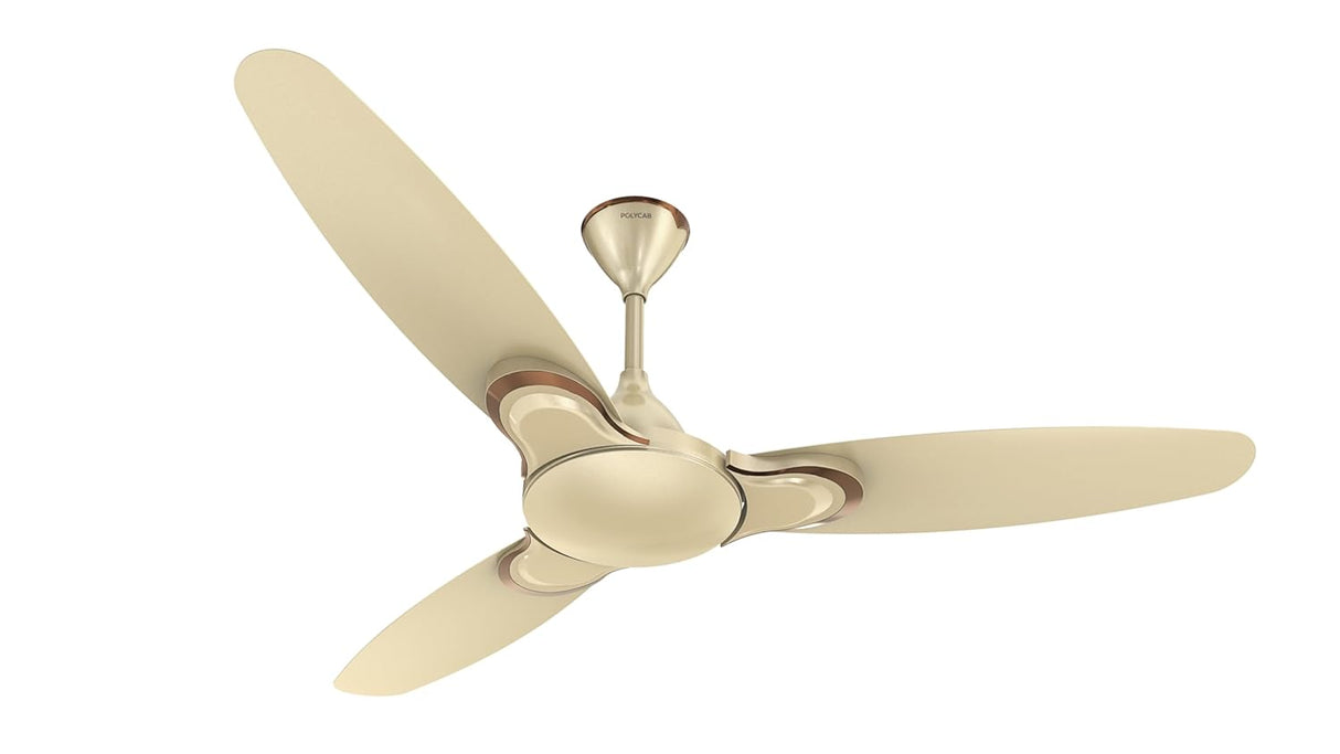 Polycab Vital Petal 1200mm Designer Ceiling Fan (Mystic Gold)