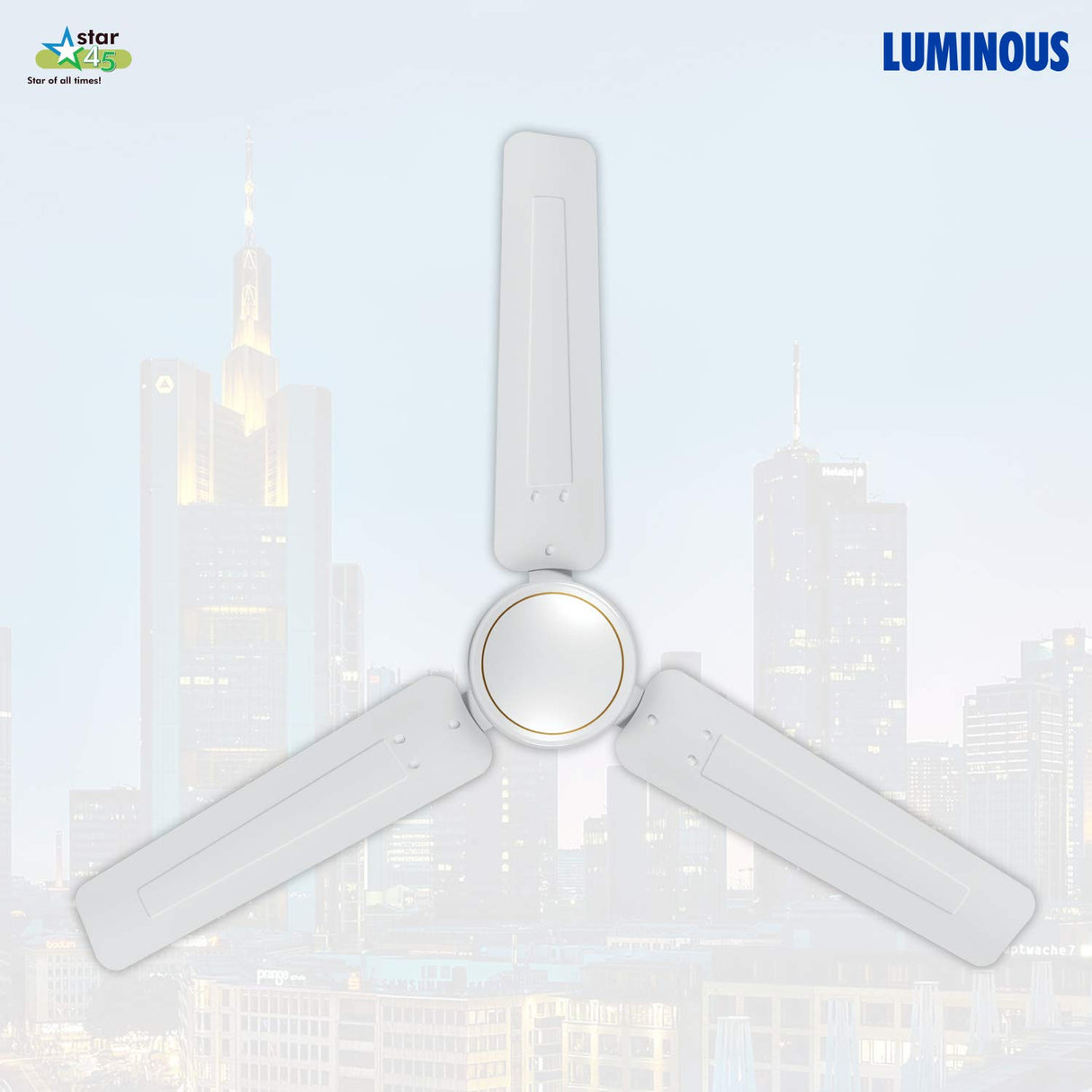RR Signature Star 45 1200mm Ceiling Fan (White)