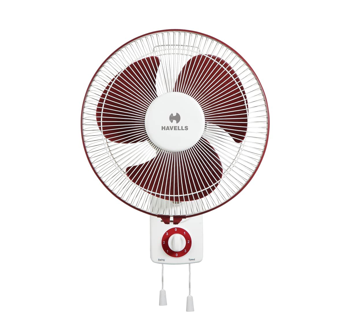 Havells Accelero 400mm High Speed Wall Fan (White Red)