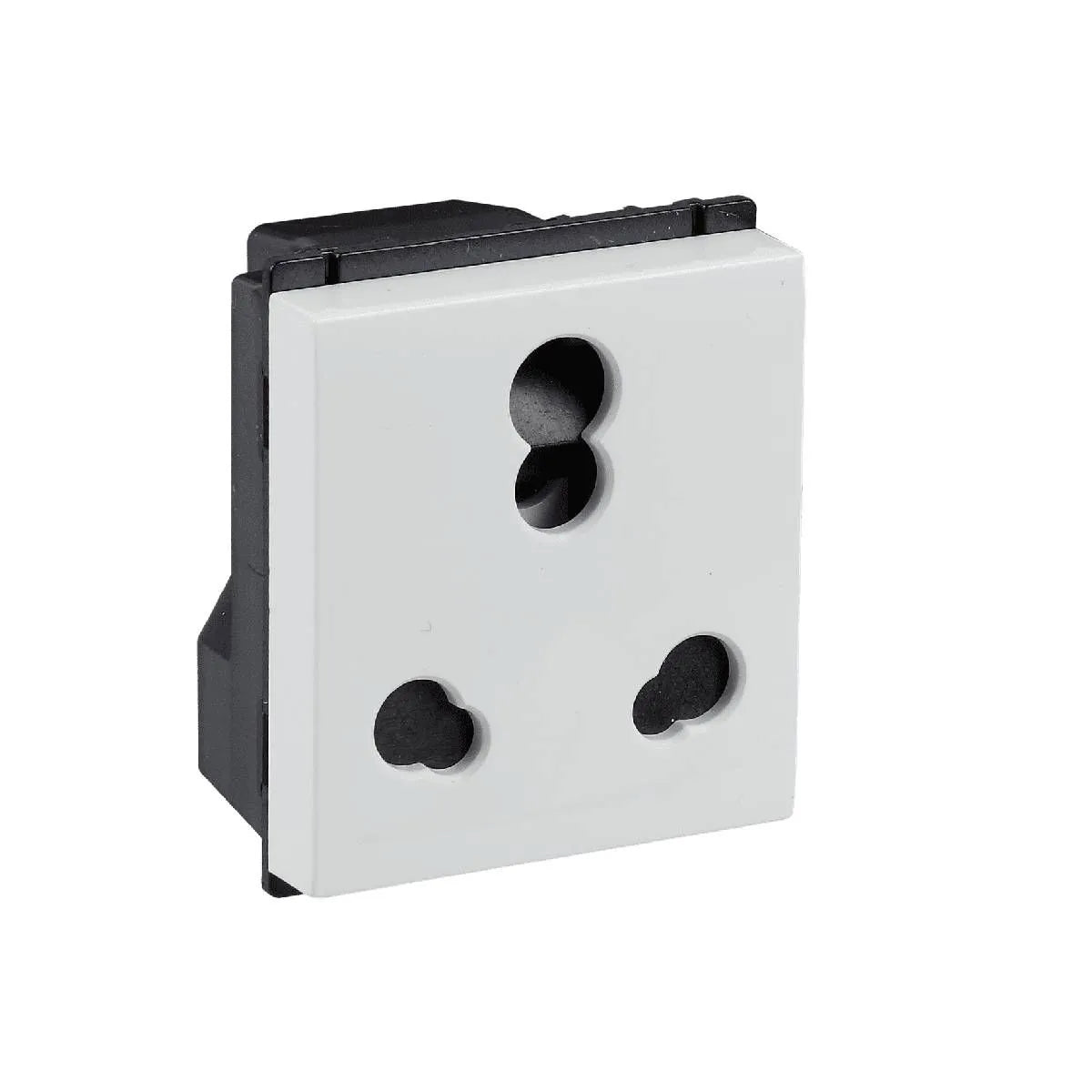 Havells Crabtree Murano 6 A / 16 A Shuttered Socket (White) ACUKCXW163