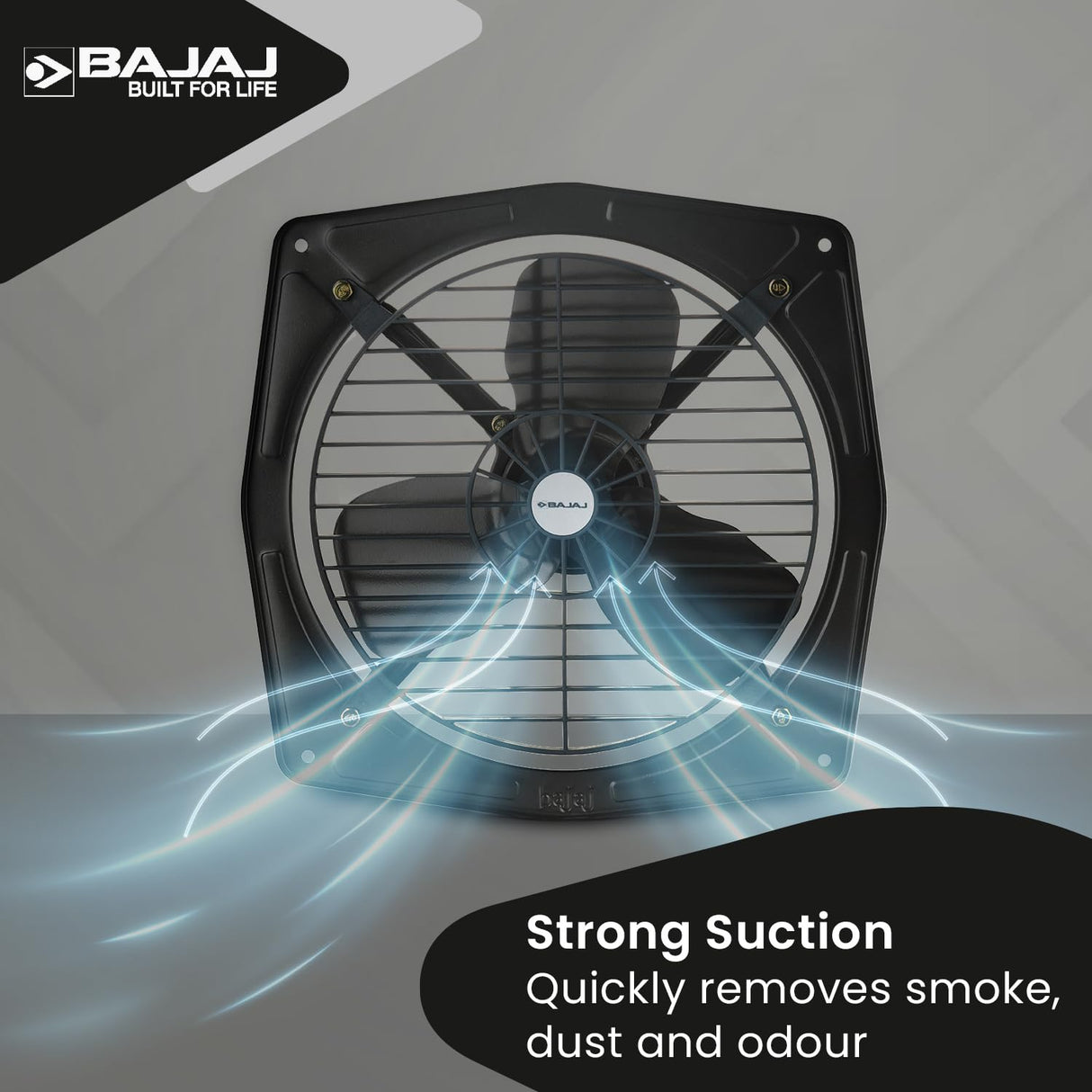 Bajaj Bahar 225mm Exhaust fan (Metallic Grey)