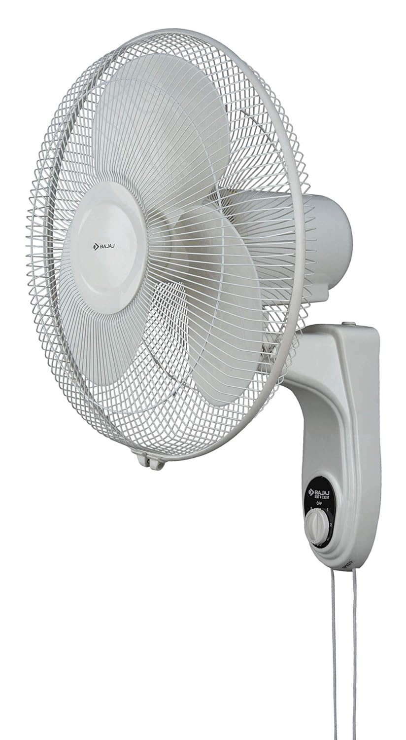 Bajaj Esteem 400mm Wall Fan 【White】