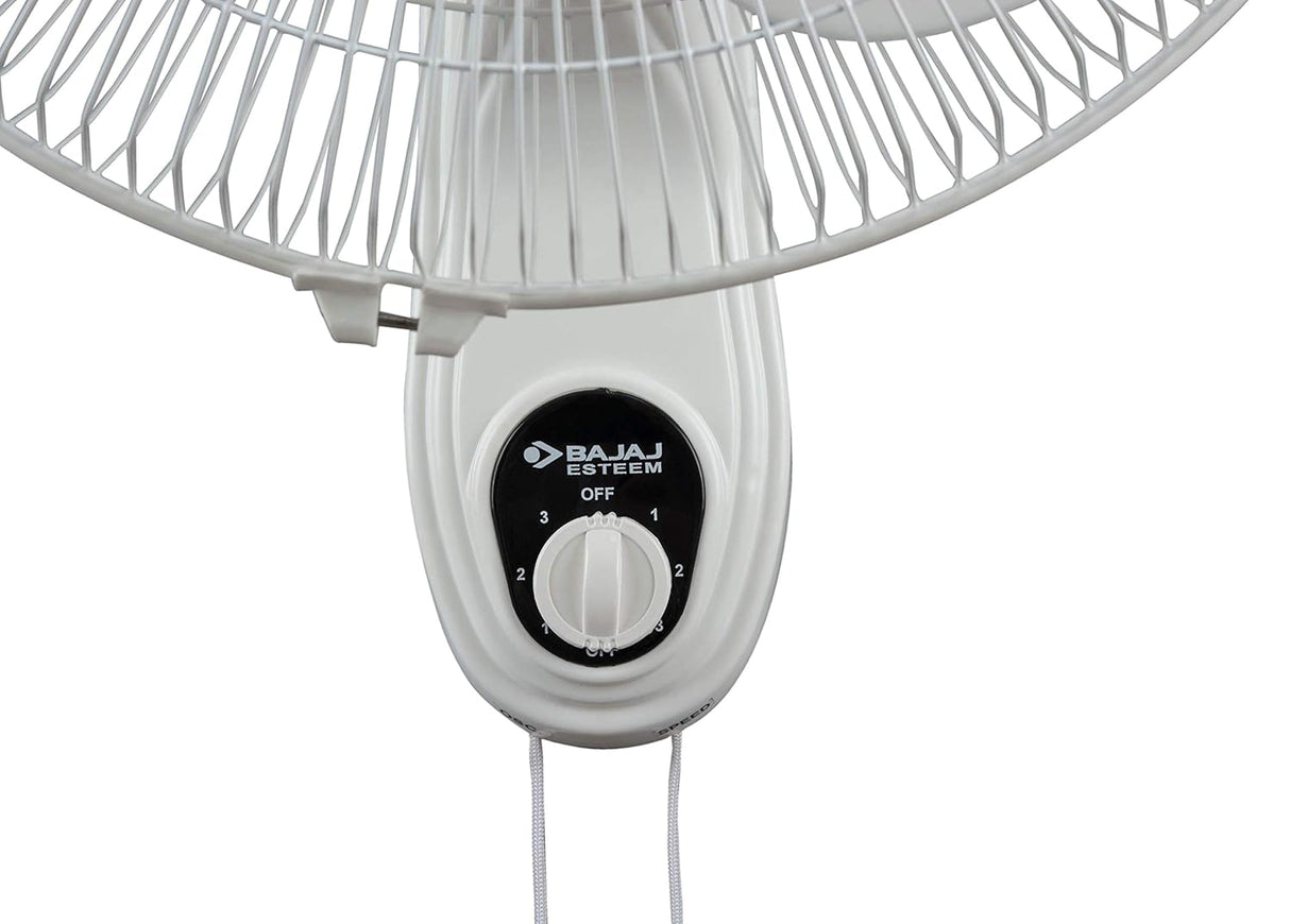 Bajaj Esteem 400mm Wall Fan 【White】