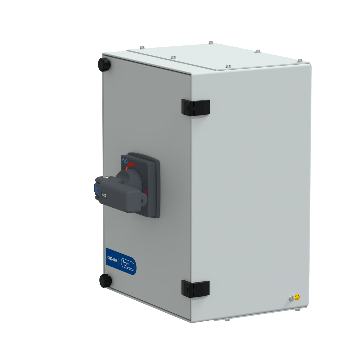 Laurtiz Knudsen C-Line Manual Changeover Switch FR1 200A 4P 415V AC SS Enclosure Extended Handle