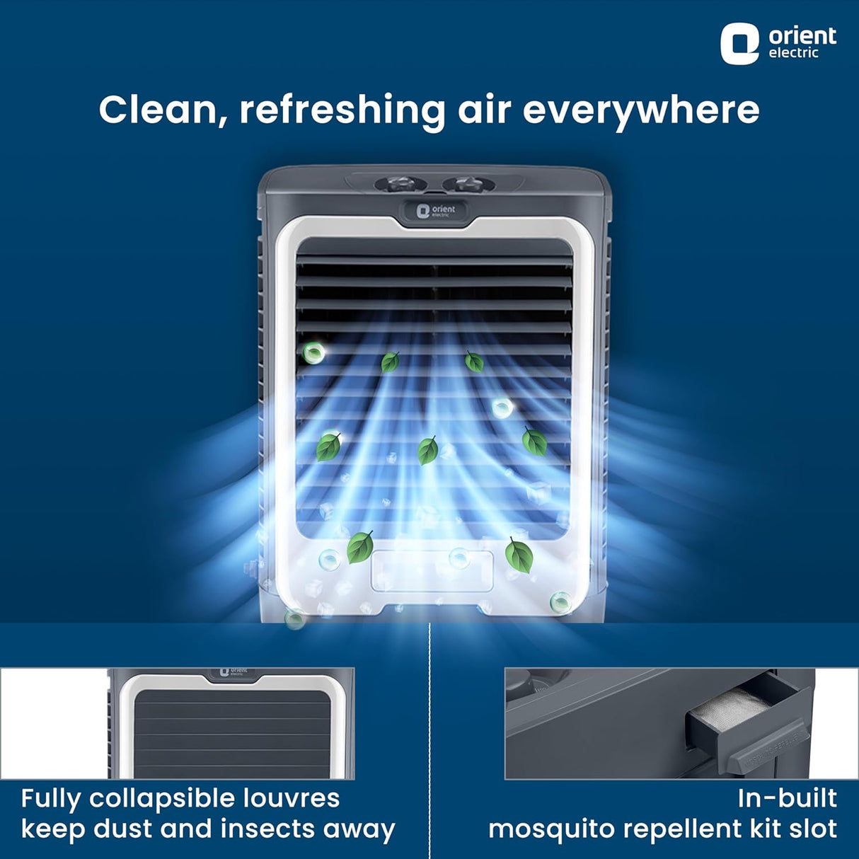 Orient Electric Ultimo 65L Desert Air Cooler (Grey)