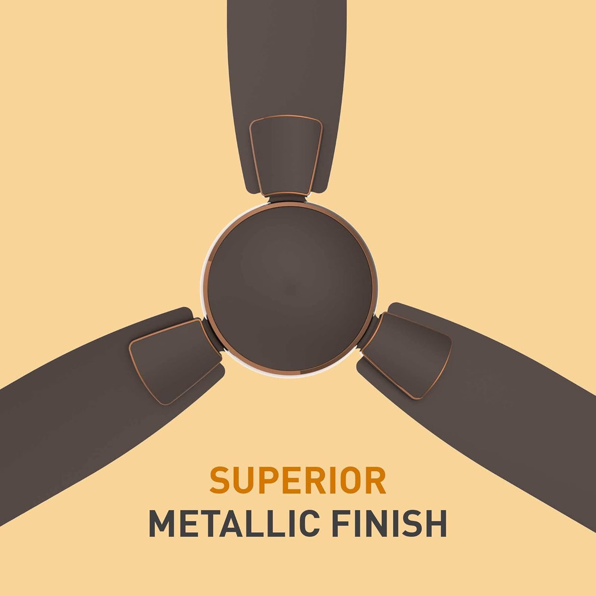 Crompton Toro 1200mm High Speed | 1-Star Rated Ceiling Fan (Magic Brown)