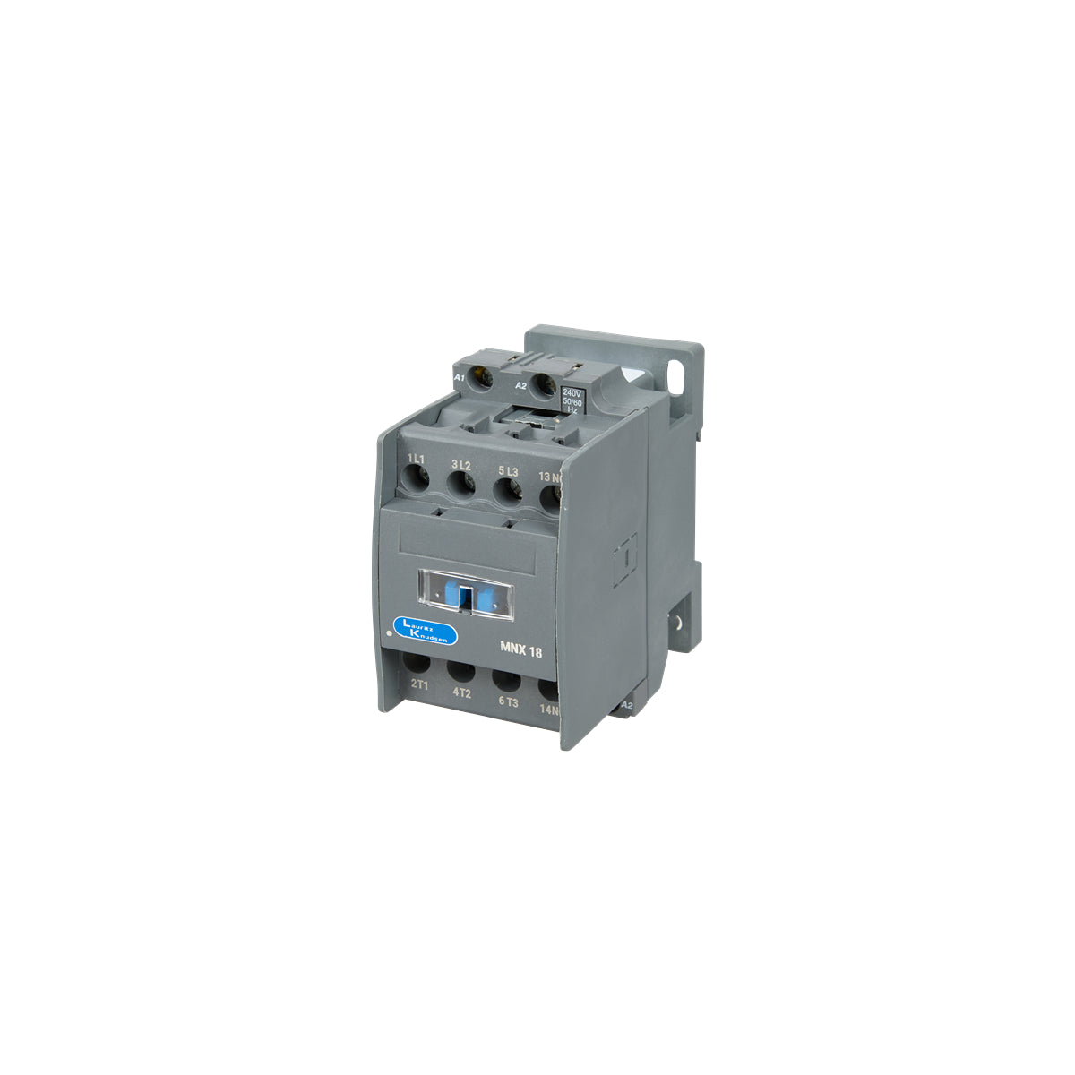 Lauritz Knudsen MNX Contactor 22A 3 Pole AC In Built 1NO AC-3 AC Coil 50/60 Hz