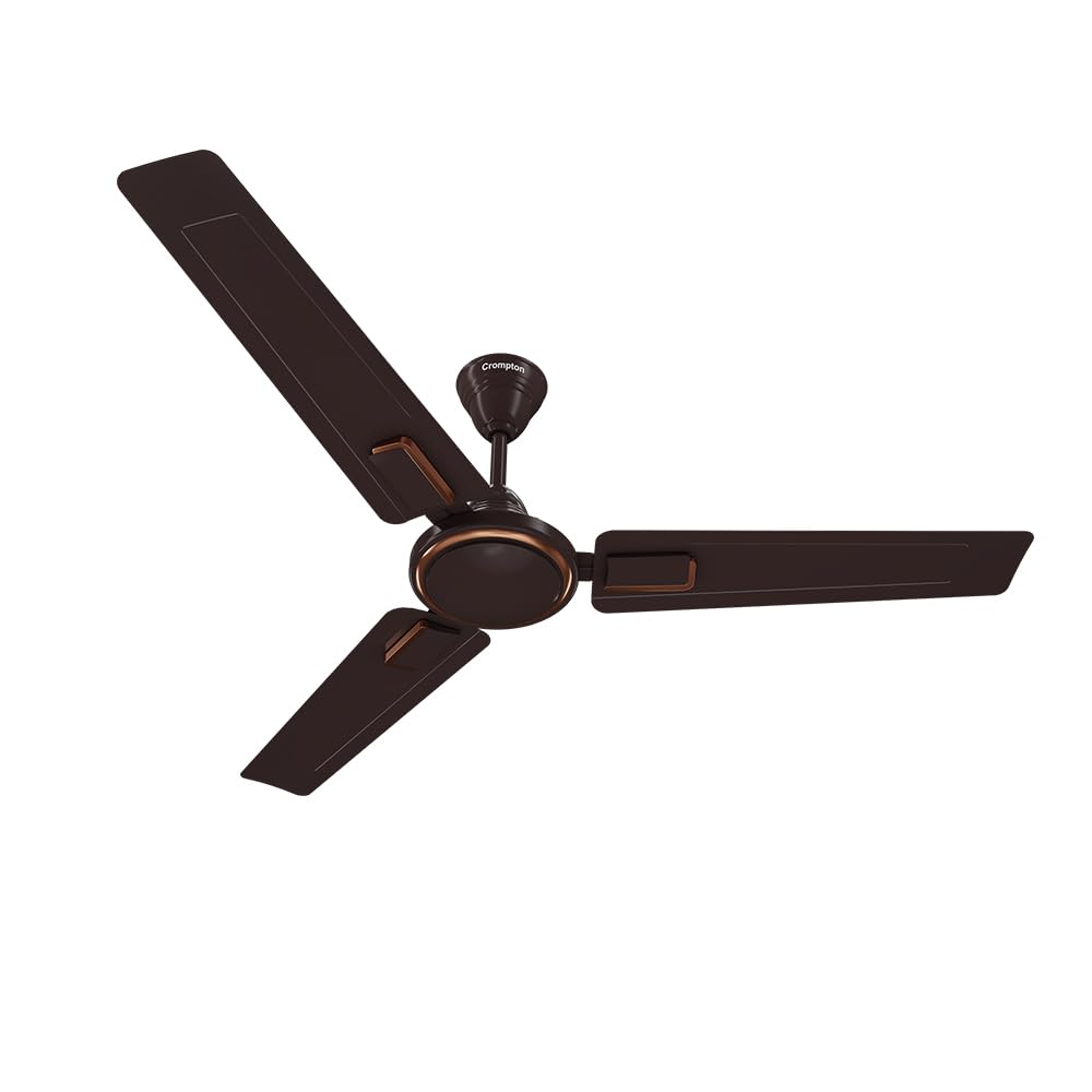 Crompton Surebreeze Lerone 1200 mm Ceiling Fan (Smoked Brown)