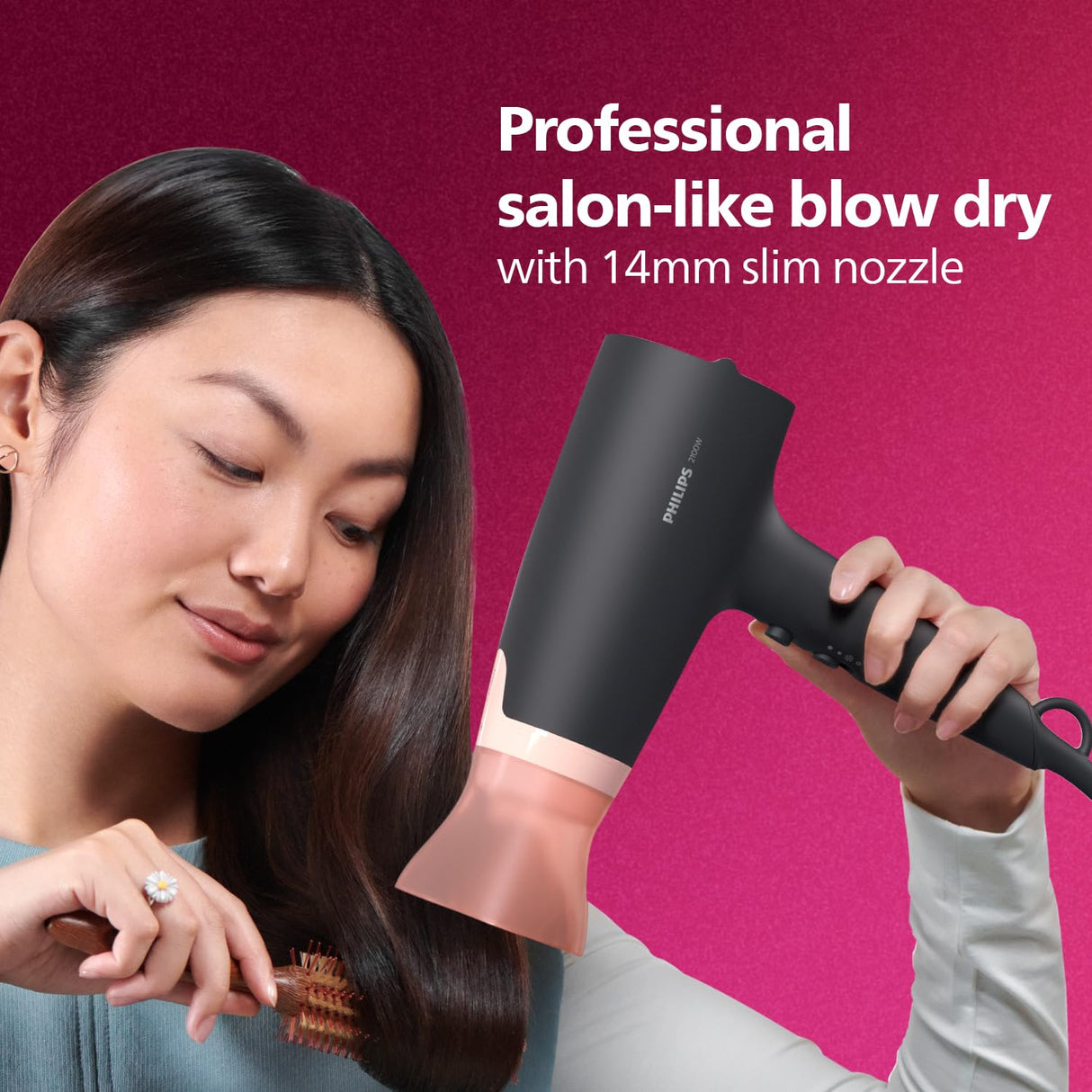 Philips Professional Hair Dryer BHD356/10 2100 Watts (Black)