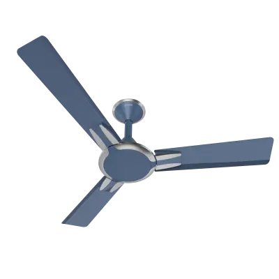 Polycab Elanza Neo 1200mm Designer Ceiling fan (Sapphire Blue Silver)