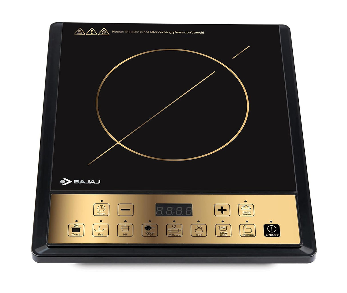Bajaj 1900 W ICX 190TS Induction Cooktop Push Button (Black)