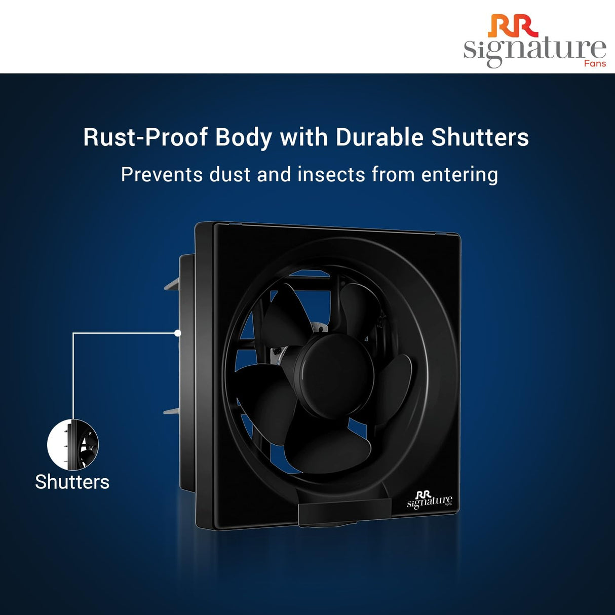 Luminous Vento Deluxe 200 mm Exhaust fan Black