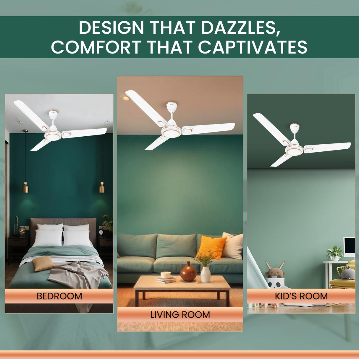 Polycab Superb Plus 1200mm Ceiling Fan (Snow White)