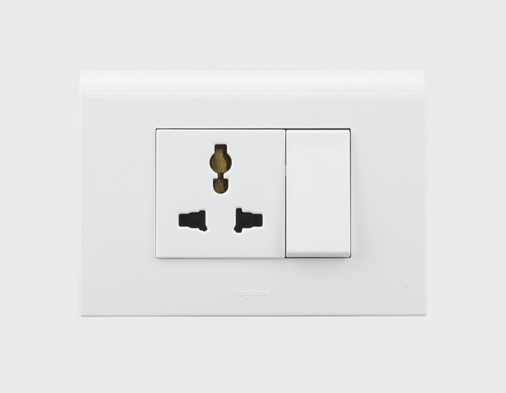 Legrand Myrius 3 Module Cover Plate White