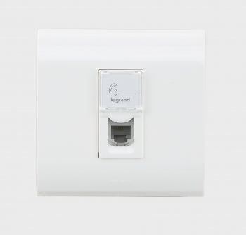 Legrand Myrius RJ11 Telephone Socket 1M 673052