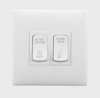 Legrand Mylinc 2 Module Cover Plate White