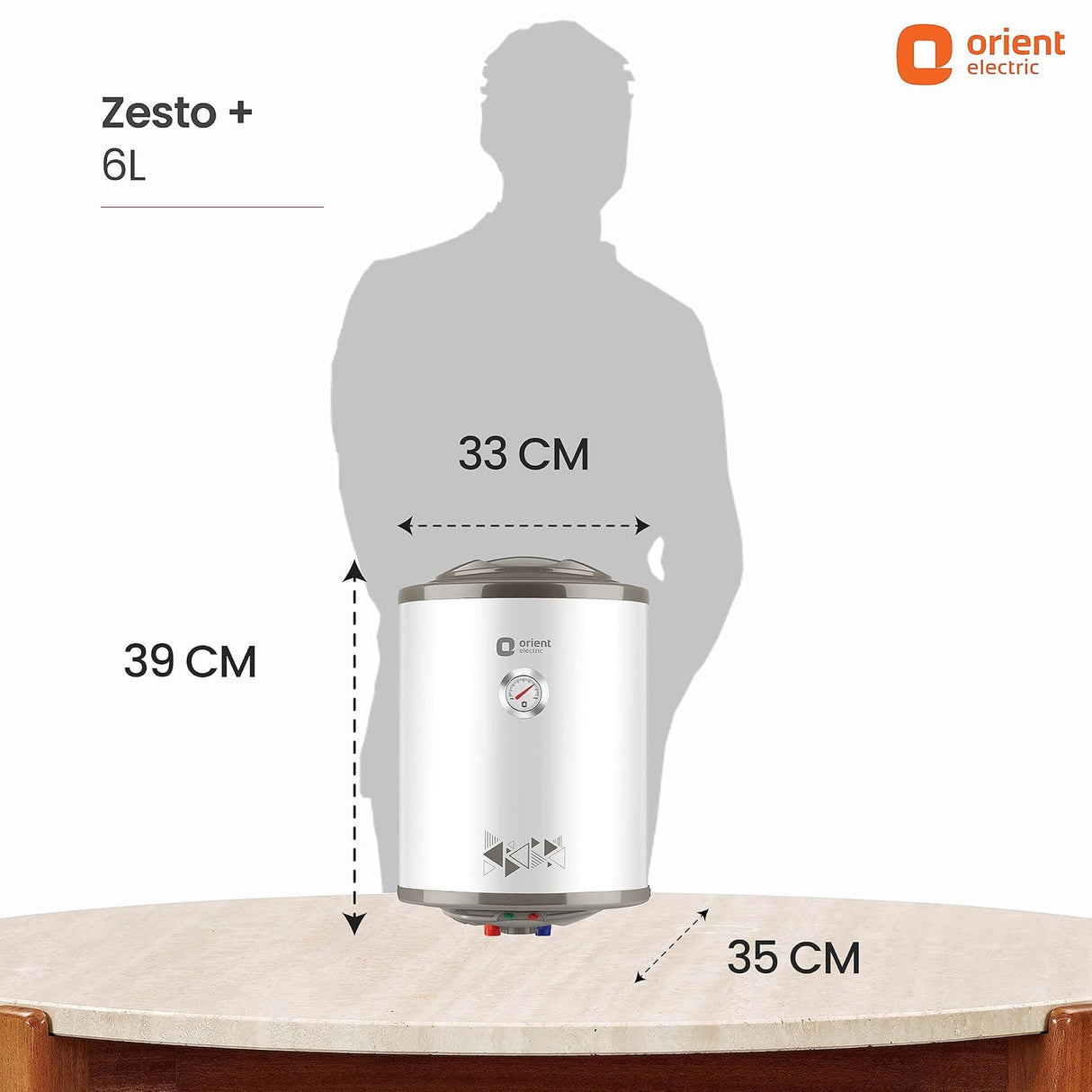 Orient Zesto+ 10 Litre Geyser