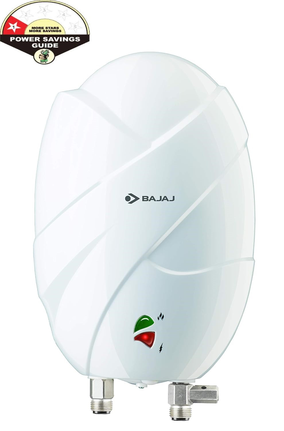 Bajaj Flora 3 Litre Instant Vertical Water Heater Without Pipe (White)