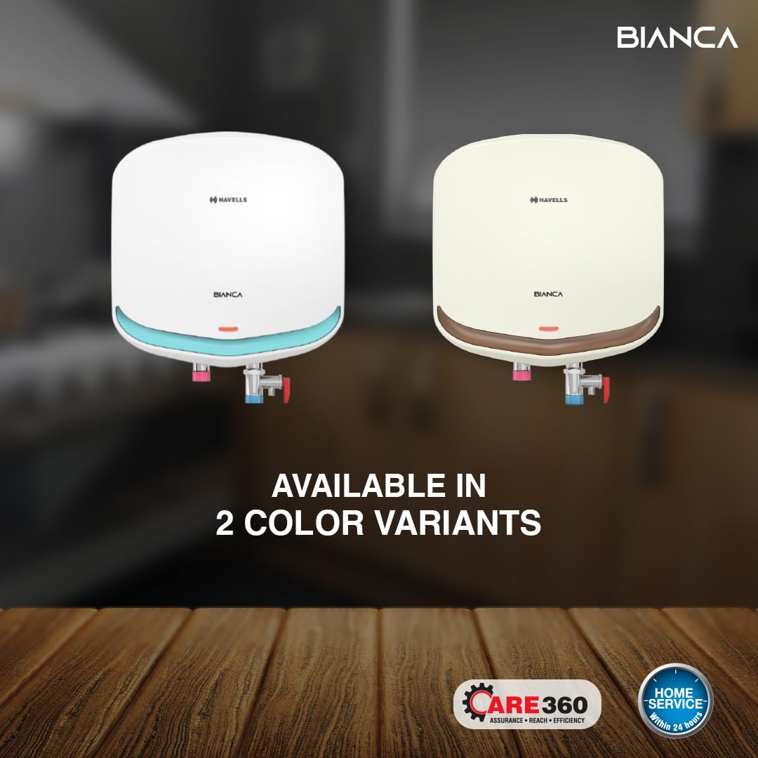 Havells Bianca 3-Litre Instant Water Geyser (White Blue)