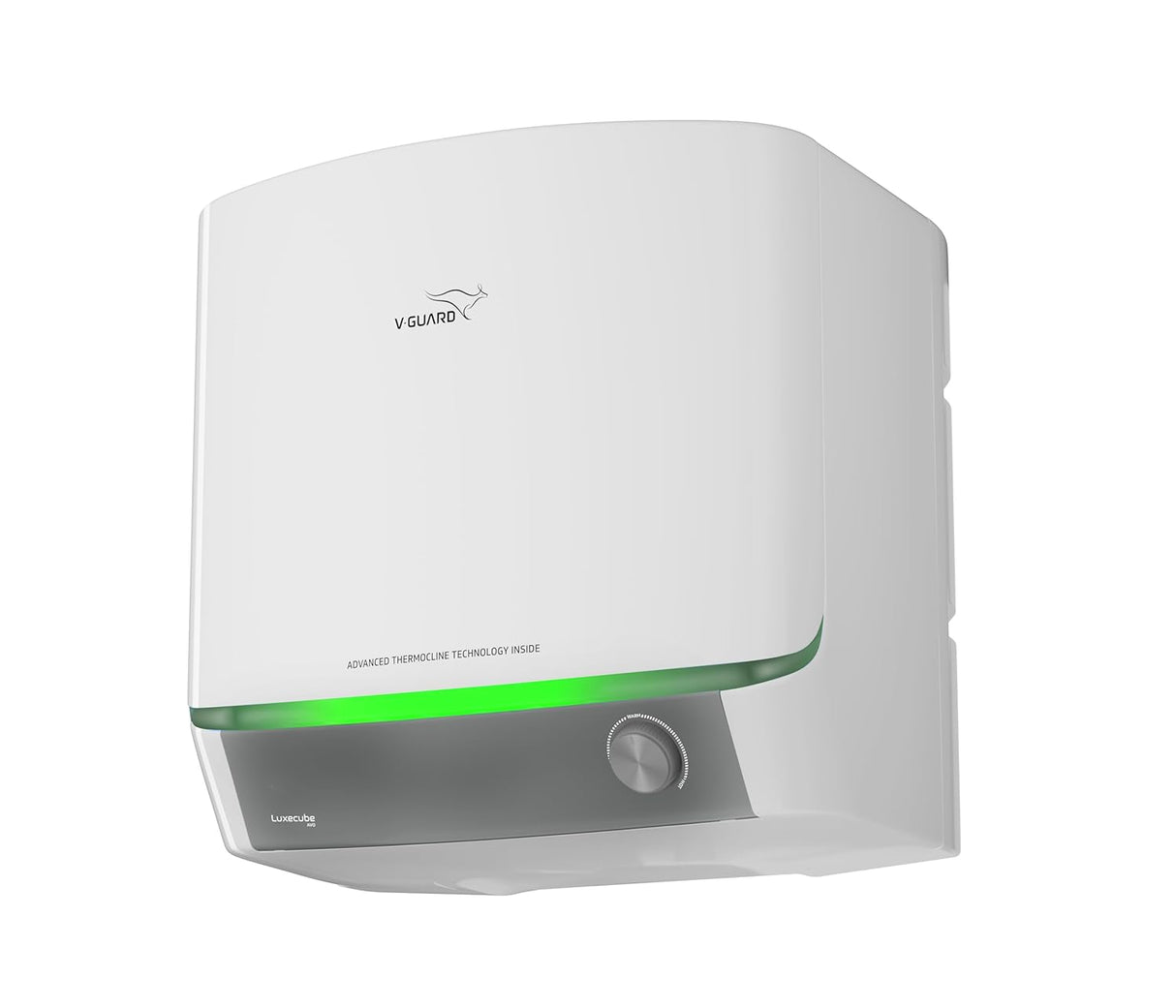 V-Guard Luxecube Avo Geyser 10 Ltr Water Heater (White)
