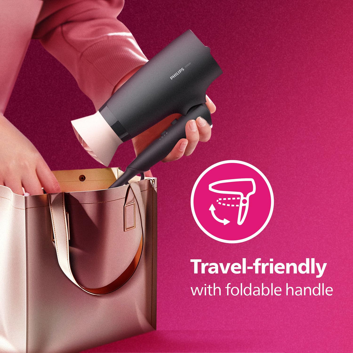 Philips Professional Hair Dryer BHD356/10 2100 Watts (Black)