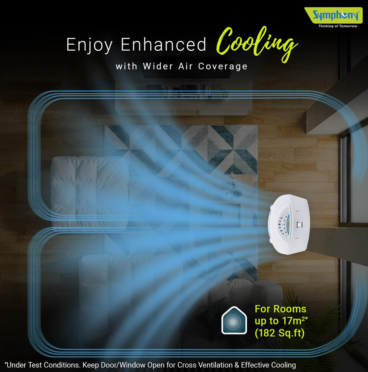 Symphony Hi Cool 45i Personal Air Cooler (White, 45 Litre)